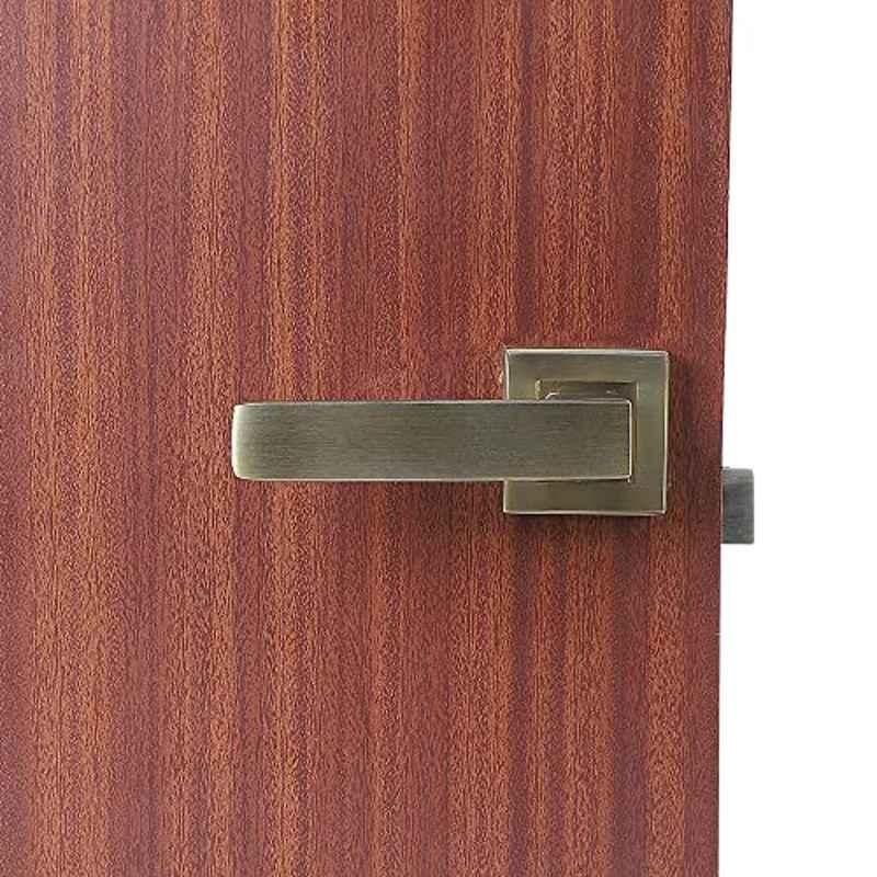Homexpert LB-10001 Stainless Steel Antique Brass Finish Heavy Duty Mortise Door Lock Set with Bolt Latch & Pull Handle