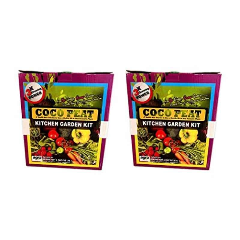Ladwa 2kg Cocopeat Kitchen Garden Kit (Pack of 2)