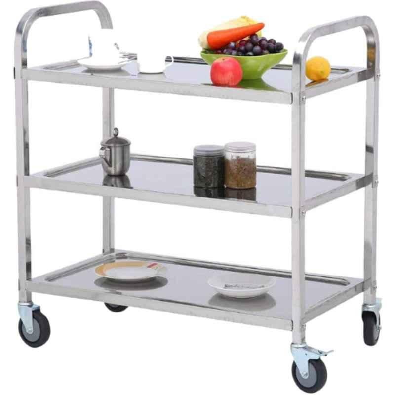 Aar Kay 24x18x32 inch SS Instrument Trolley