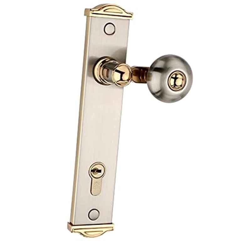 Bonus Comfy G5 Reflex 65mm Brass Silver & Gold Bathroom Mortice Lock Set
