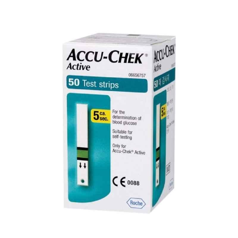 Accu-Chek Active Test Strip, 06656757 (Pack of 50)