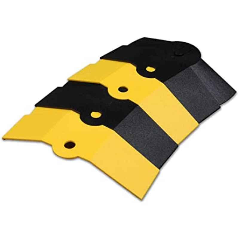 UltraTech 12 inch ABS Black & Yellow Ultra-Sidewinder Cable Protection Clamp, 1831