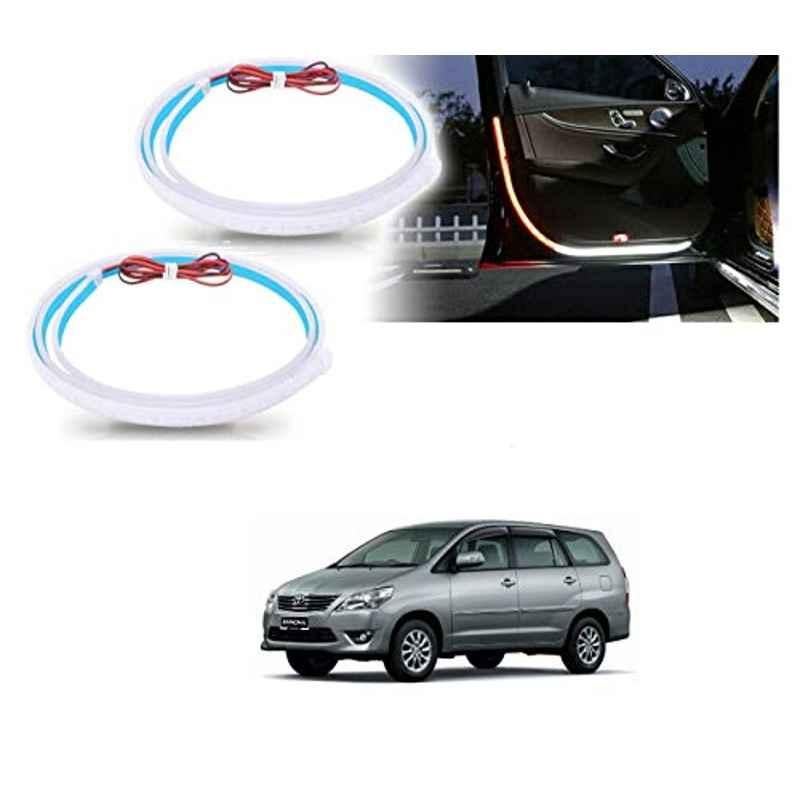 Kozdiko 2 Pcs 120cm Car Door Opening Warning LED Strips Safety Light Set for Toyota Innova
