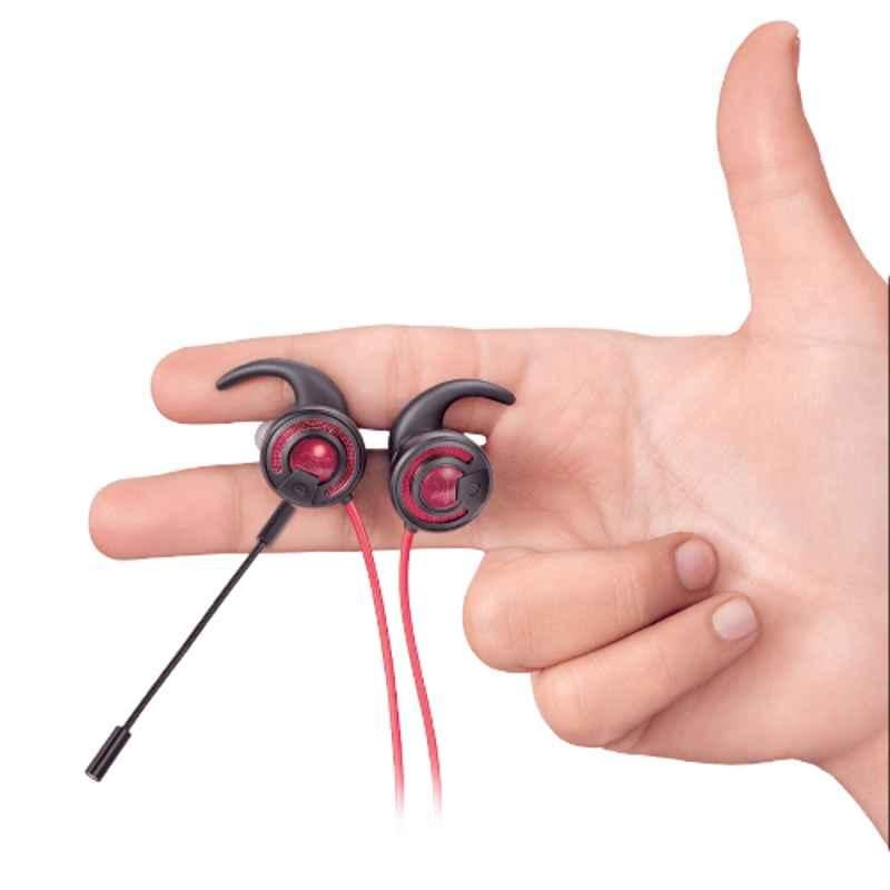 Fingers GameBoost Black & Red Wired Earphone