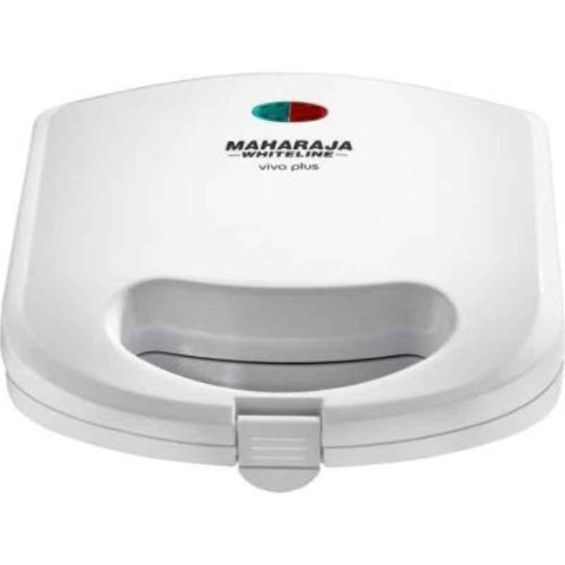 Maharaja Whiteline Viva Plus 750W White Sandwich Maker, SM-104