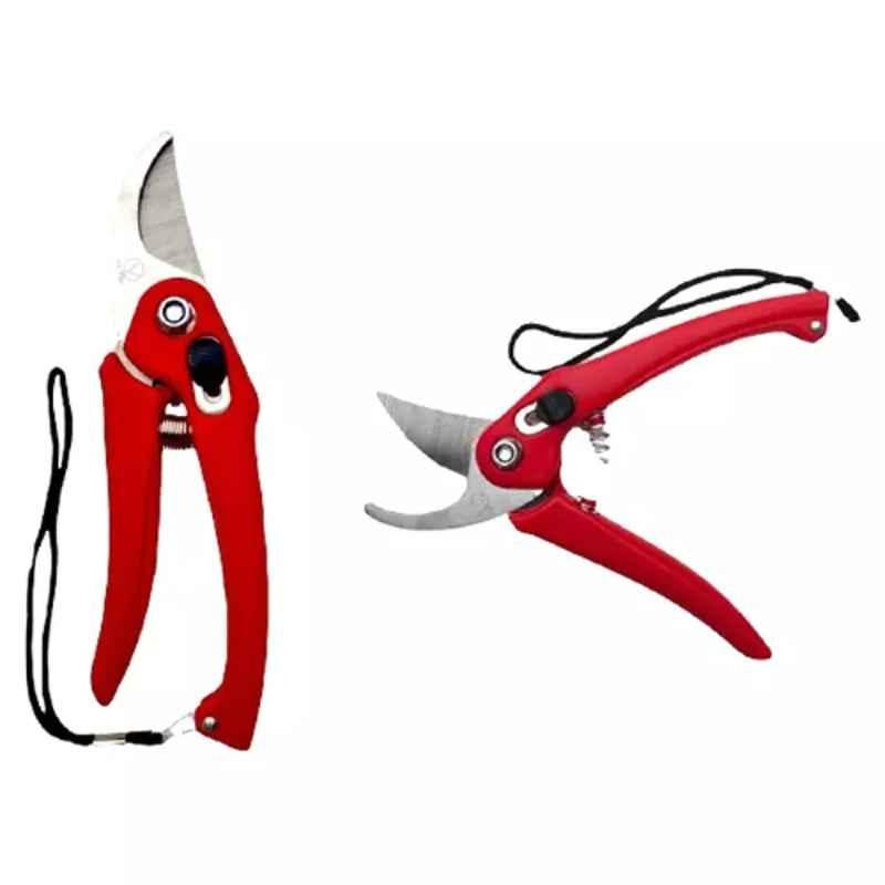 Sky Blue 0.98 inch Iron Bypass Pruner, SBPRUNERMDX0218 (Pack of 2)