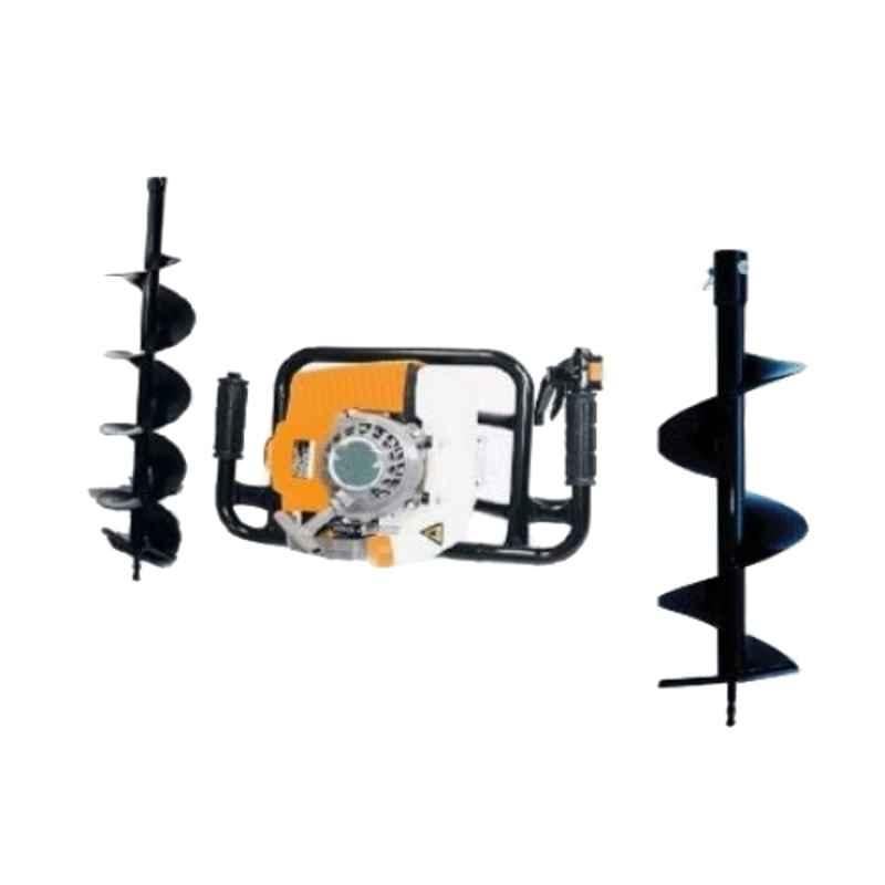 Kanak 71cc Engine Heavy Duty Drill Hole Earth Auger with 4 & 8 inch Drill