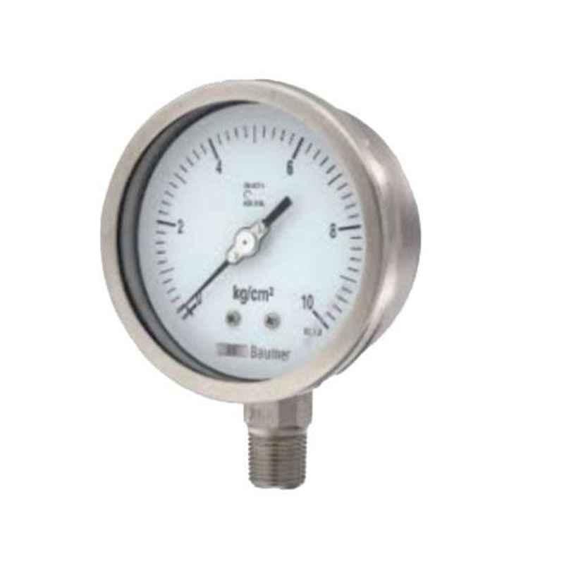 SFI 0-5000psi BSP & NPT Stainless Steel Case & Part BCPM Pneumatic Pressure Guage, Dial Size: 2.1/2 inch, Thread Size: 1/4 inch