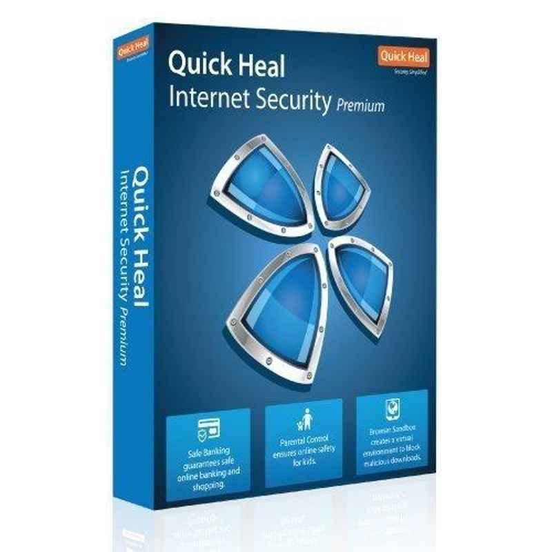 Quick Heal Internet Security Latest Version 10 Users 1 Year with DVD