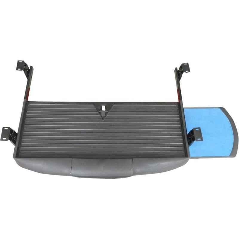 HB Plastic Black Keyboard & Mouse Tray with 27mm Channel, HB 01