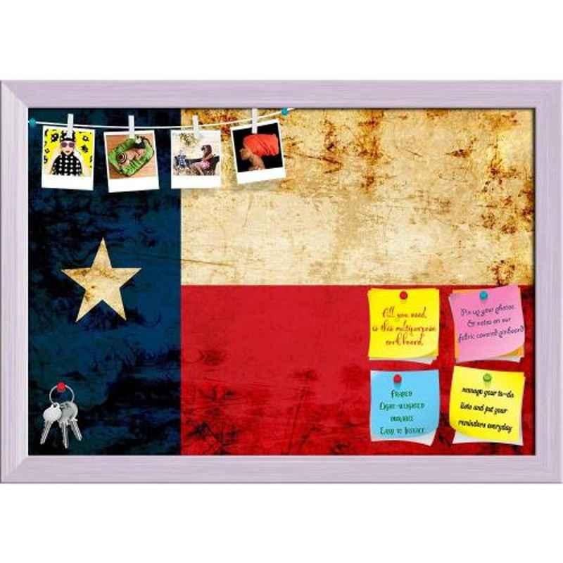 ArtzFolio 58.2x40.6x1cm White Printed Bulletin Notice Pin Soft Board, AZSAO15140507BLB_FR_L_02_WH