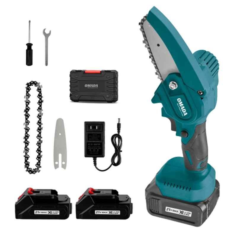 Omada OMD-00039 21V High Carbon Steel Handheld Cordless Mini Chainsaw