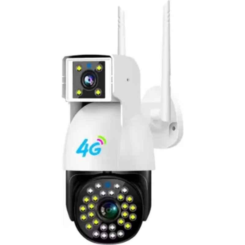 OneXsale 2MP+2MP 1080p 4G Dual Lens Sim Camera with Live View, 2-Way Audio, Motion Detection & IP66 Weatherproof
