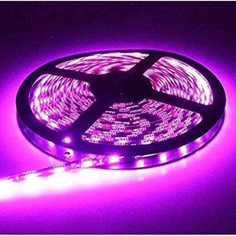 RSCT 50W 4m ABS Pink Fall LED Strip Ceiling Light for Decorations with Adapter, â€Ž2835-12