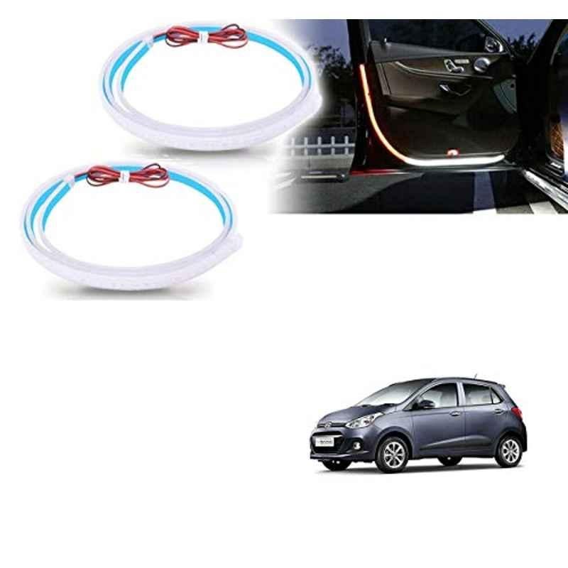 Kozdiko 2 Pcs 120cm Car Door Opening Warning LED Strips Safety Light Set for Hyundai Grand i10