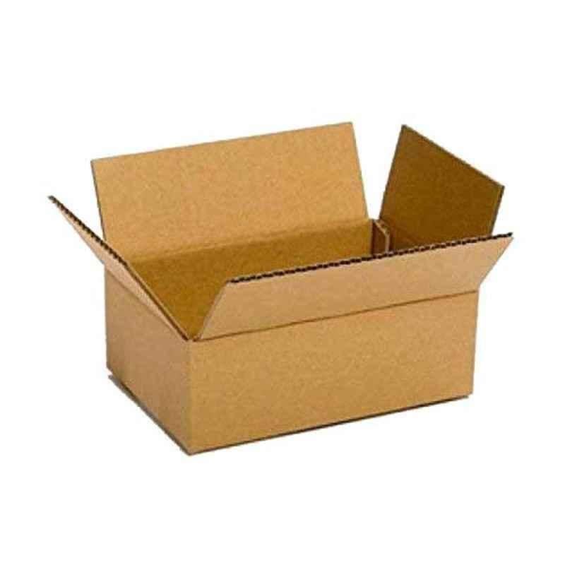 ABS 4.5x4.5x2 inch 3 Ply Paper Brown Square Corrugated Box, ABS184 (Pack of 100)