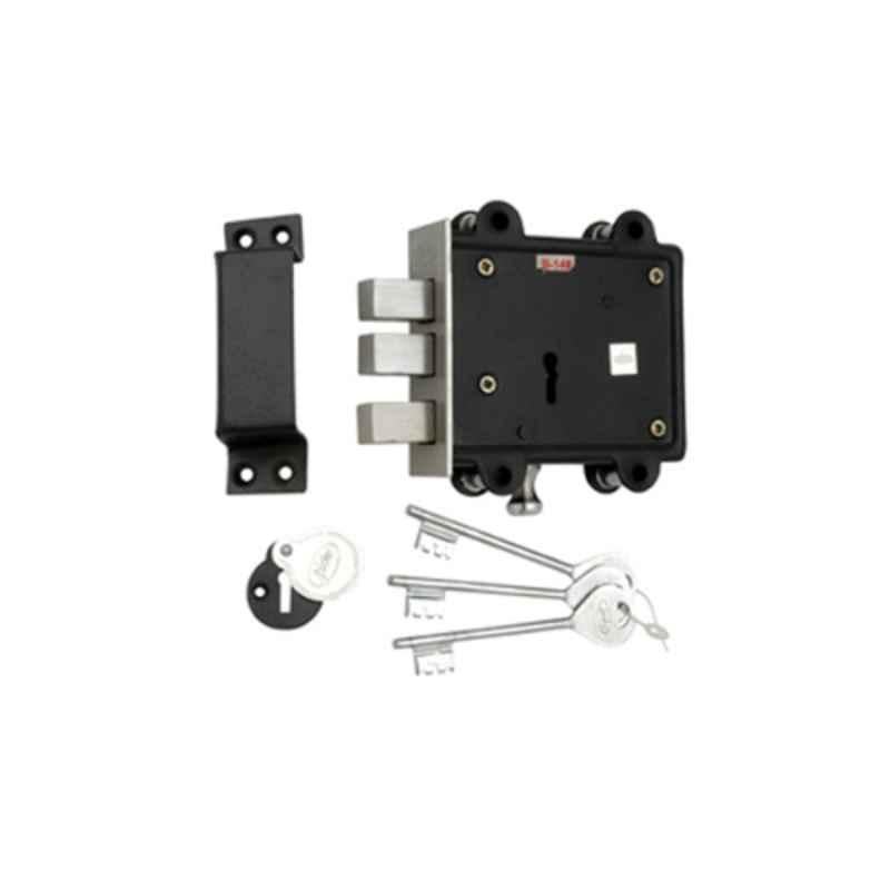 Smart Shophar 4 inch Brass & Steel Dead Lock, 54453-BDLC-04 (Pack of 2)
