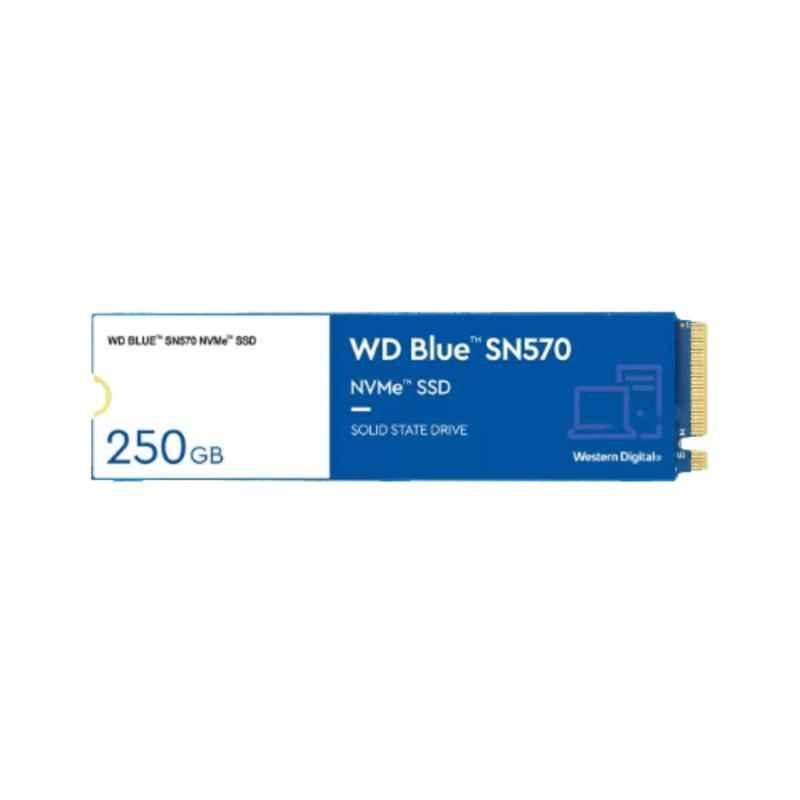 WD 250GB SN570 NVMe Blue Solid State Drive, WDS250G3B0C