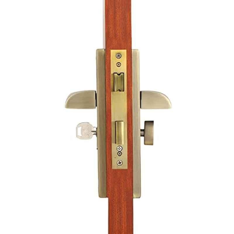 Voltizi 70mm â€ŽZinc â€ŽAntique Finish Mortise Door Lock Set for Main Door, CRZ023