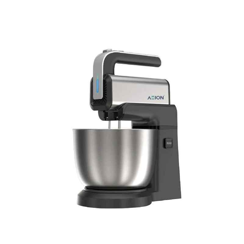 Amion 400W 3 Litre 2 in 1 Plastic Black Table Top Stand Mixer, AM400WP