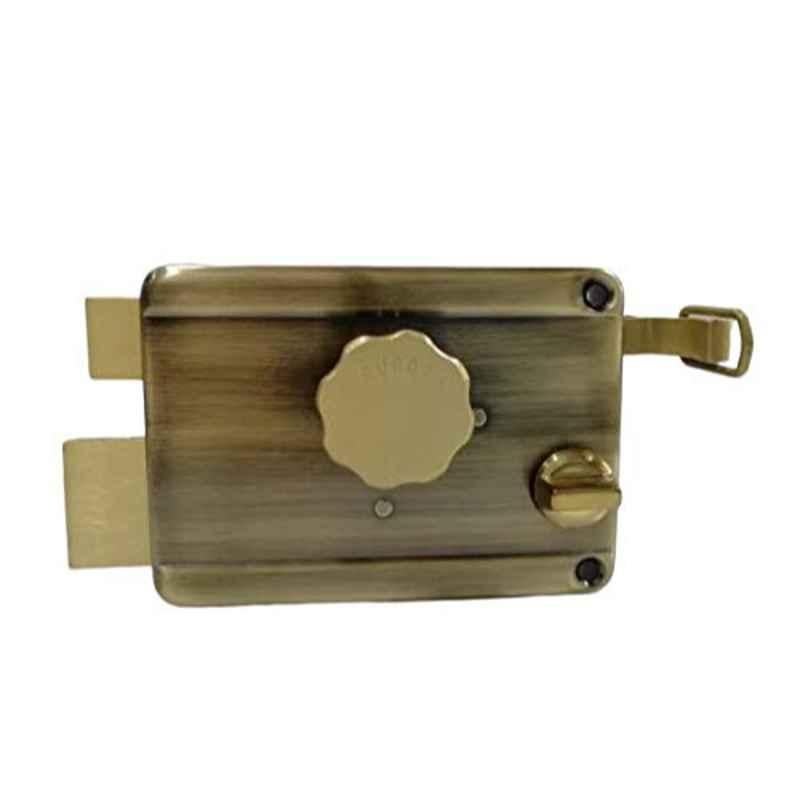 Europa Antique Brass Finish Main Door Lock, 8010