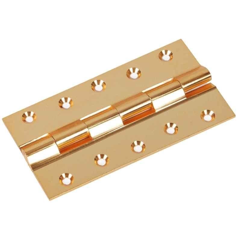 Smart Shophar 8x1.5x3 inch Brass Gold Railway Hinge, SHA10HG-RAIL-GL8X1.5X3-P1