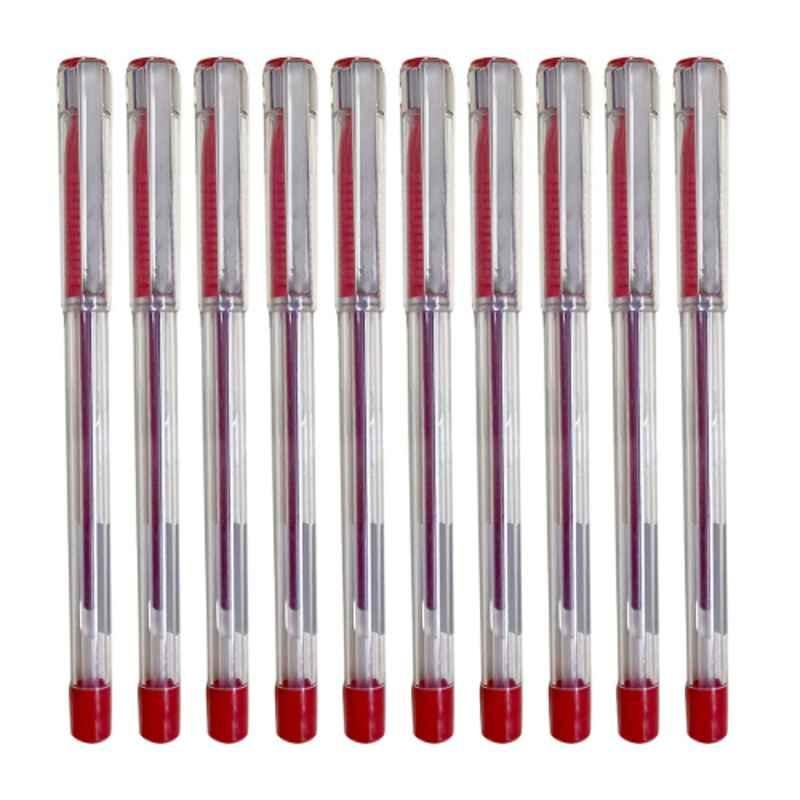 Luxor Super Top Red Plastic Ball Pen, 1873 (Pack of 1000)