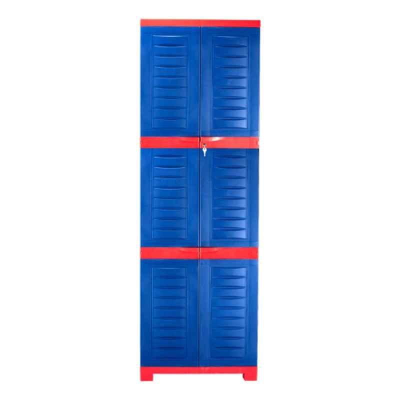 Supreme Fusion 3 Plastic Coke Red & Blue Large Size Cupboard, Fusion03-RB