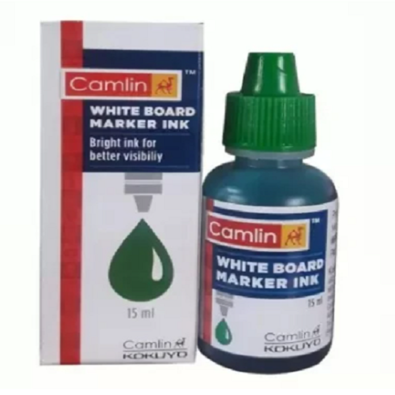 Camlin Green White Board Marker Ink, 20000C407 (Pack of 10)