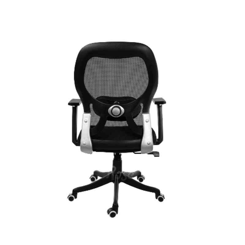 Rose Rdcplatinummb Mesh Fabric High Back Ergonomic Black Office Chair