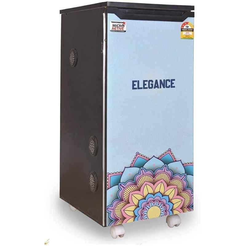 Microactive Elegance 750W Fully Automatic Wooden MDF Domestic Flour Mill with Inside LED Light & Standard Accessories