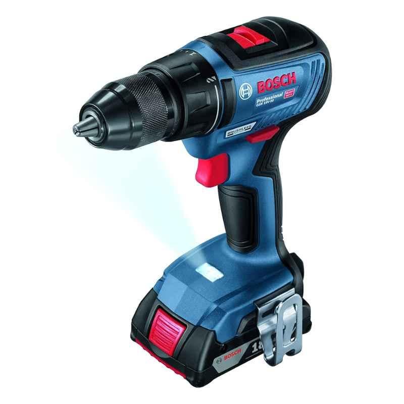 Bosch GSR 18V-50 18V Cordless Drill Drivers, 06019H5082