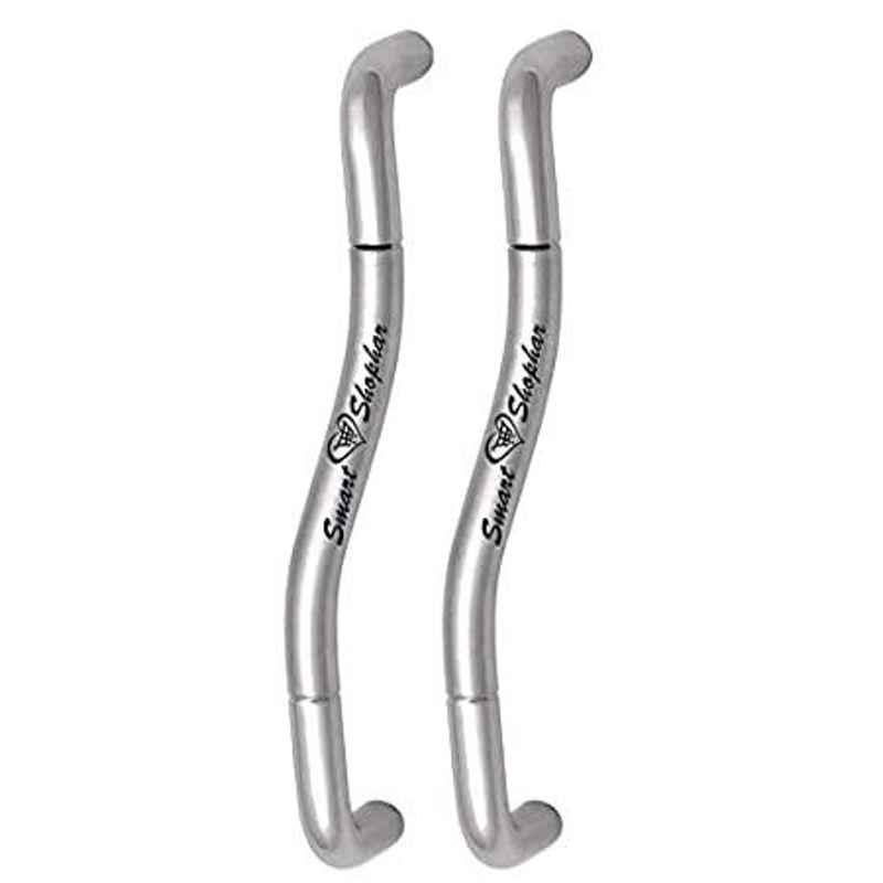 Smart Shophar 3 inch Stainless Steel Silver Jetar Cabinet Handle, SHA40CH-JETA-SL03-P2 (Pack of 2)