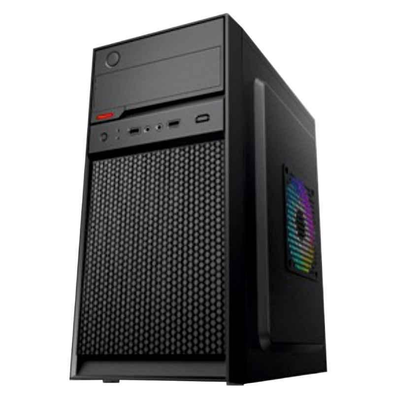 Foxin Akbar Desktop Computer Case Cabinet with Steel Metal Body, FOXCAB0330