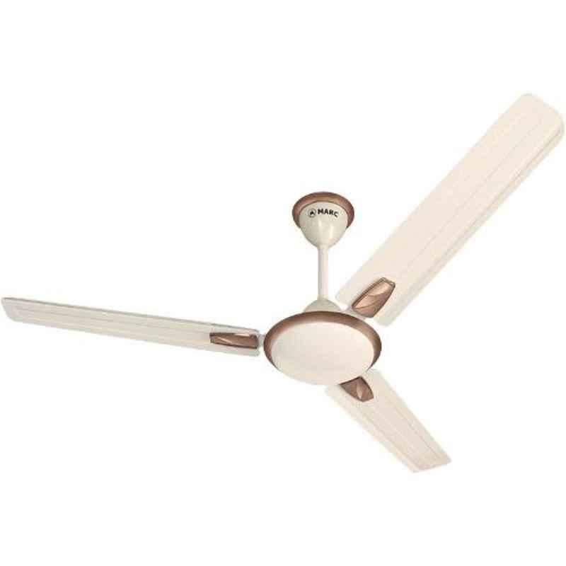 Marc Bonita 73W Birken Ivory Ceiling Fan, Sweep: 1200 mm