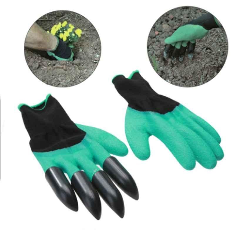 Brala ABS Green Safety Working Hand Gloves, Size: Free (Pack of 120)