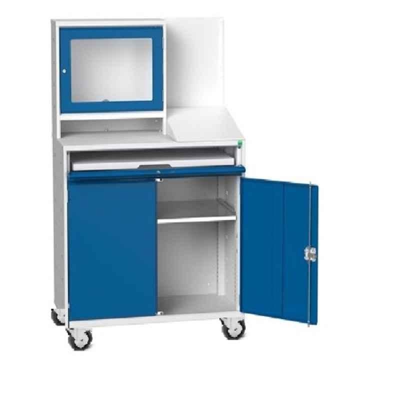 Suwas 200kg 102x60x165cm Steel Computer Trolley, SU-COMPT-007-1