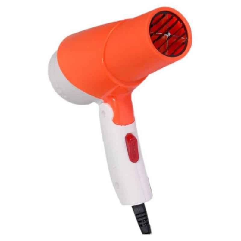 Lenon 1280 1000W Orange Foldable Hair Dryer (Pack of 2)