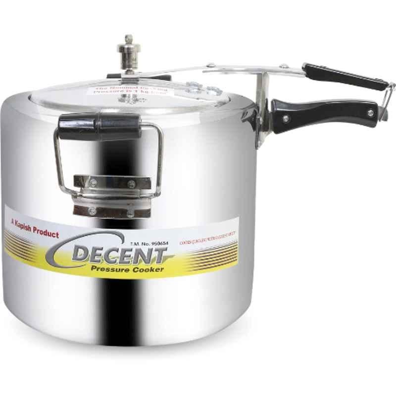 Decent Classic 18L Aluminium Silver Inner Lid Pressure Cooker, DECP00018L