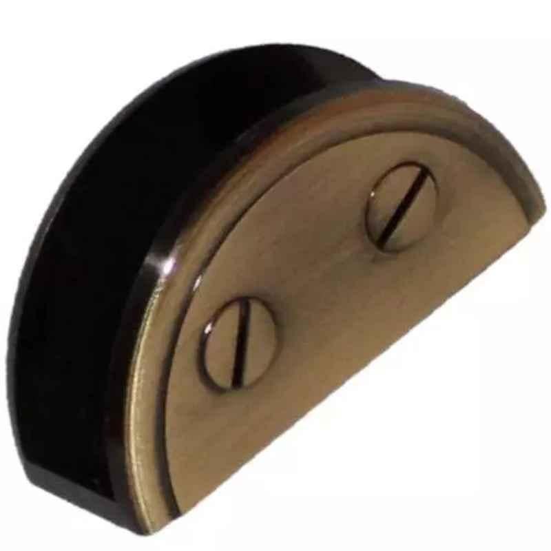 RiseOm 12mm Brass Antique Finish D Clamp Bracket, V2-8ZWS-5P9D (Pack of 16)