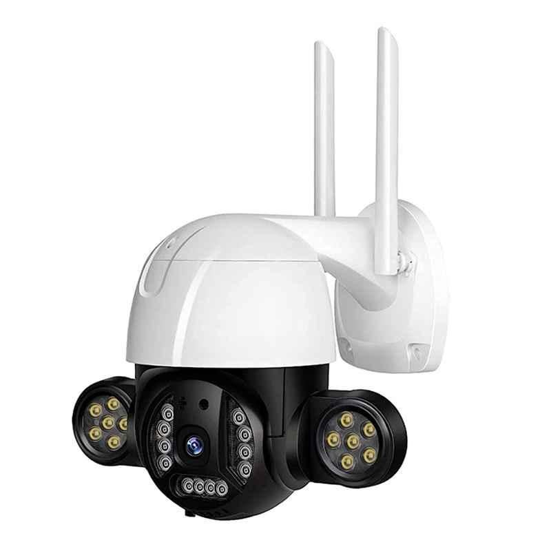 Power Pixel 8MP 4K PTZ Smart Wi-Fi Camera with Colour Night Vision, Flood Light, 2 Way Talk & IP66 Waterproof
