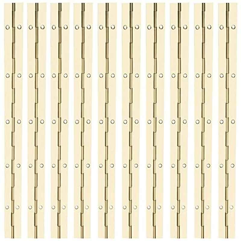 Screwtight 23.5 inch Iron Continuous Cabinet Butt Hinge, S170802EB-10p (Pack of 10)