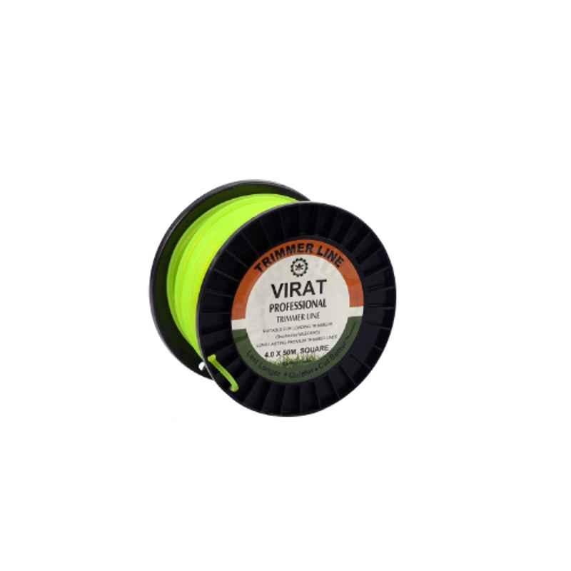 Virat TLGS450 4mmx50m Green Square Professional Trimmer Line for Brush Cutter