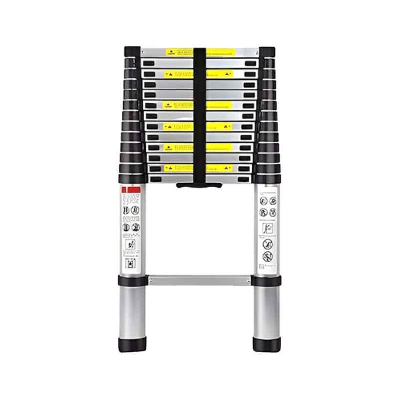 Inaithiram 14 Steps 5.5m Foldable Aluminium Telescopic Ladder, ATL55M18F14S