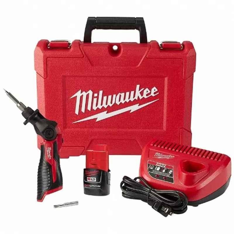Milwaukee 5pc M12 Cordless Solder Iron Kit, 408L74