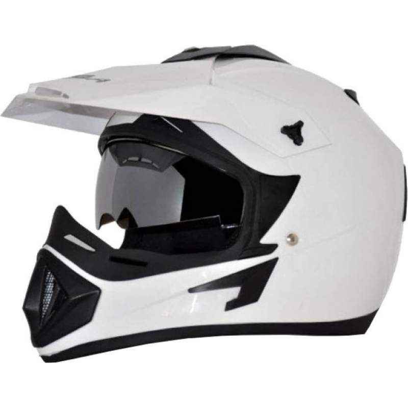 Vega Offroad DV White Motocross Helmet, Size (xxlarge, 580 mm)