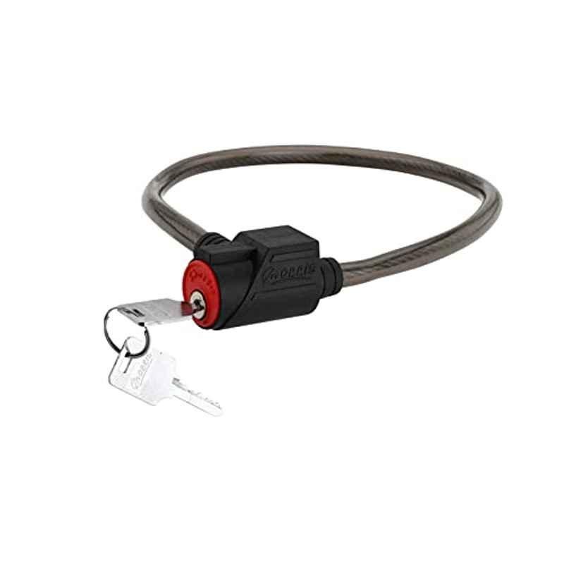Bonus Deluxe Morris 22 inch Alloy Steel & PVC Black Cable Cycle Lock