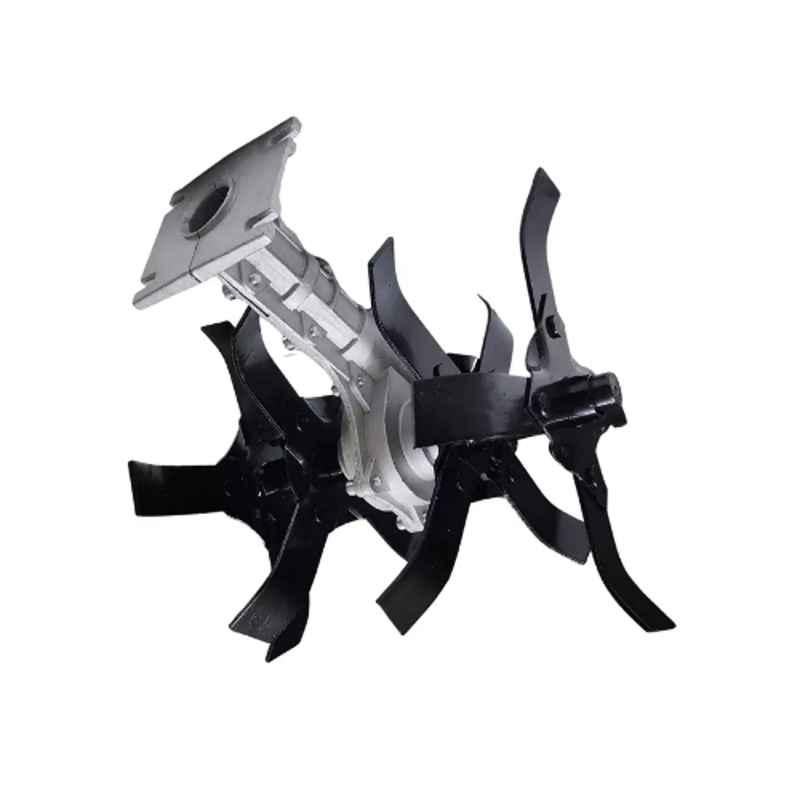 Orezen 26mm 10.5 inch Alloy Steel Black & Silver Tiller Attachment, BC TA 26-4