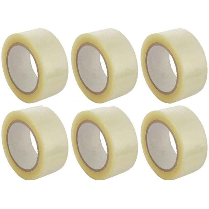 Veeshna Polypack 65m 2 inch Tape, CELLOTAPE-123 (Pack of 6)