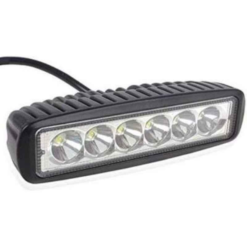 Viva City 6 LED White Plastic Bike Fog Lamp LED Light